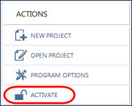 Activation link screenshot